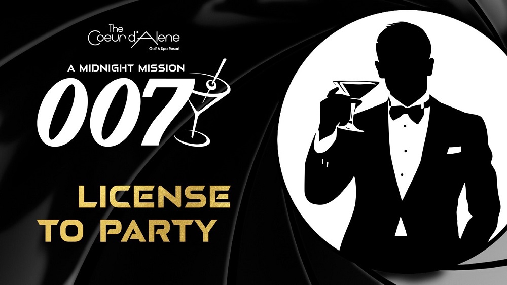 The Coeur d'Alene Resort's 007 A Midnight Mission New Year's Eve Party